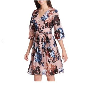 VINCE CAMUTO Floral Burnout Dress